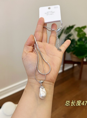 欧比雅比新款时尚高级感气质精致淑女甜美个性复古百搭项链25781