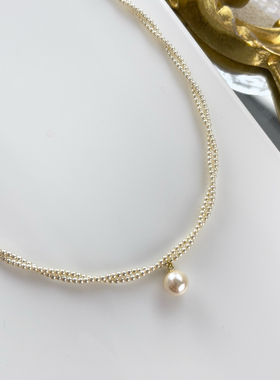 古丽古丽925纯银精致项链时尚小众设计高级感轻奢气质锁骨链07083