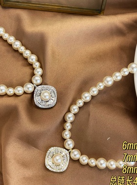 欧比雅比新款时尚百搭简约设计高级感项链锁骨毛衣链高级感05714