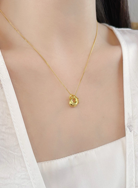 古丽古丽复古精致项链秋冬高级感轻奢锁骨链高颜值气质07352