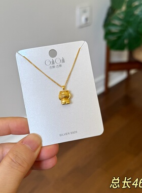 古丽古丽新款时尚高级感气质精致淑女甜美个性复古百搭项链08621