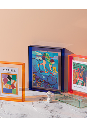 创意摆件桌面相框亚克力定制画框