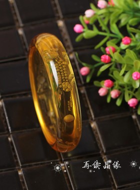 女士水晶加宽加厚貔貅时尚风手镯