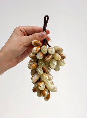 阿富汗玉石仿真葡萄串高质感精致