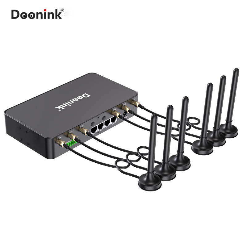 Doonink品牌 5G/4G工业路由器插卡i双频WiFi四网通广电监控双串口转有线宽带智能DTU透传稳定千兆网口 - 图2