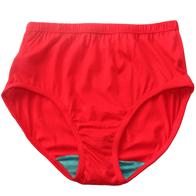 AB女士大红色内裤1822丝光棉抗菌三角裤本命年高腰纯全棉短裤袜子,淘宝优惠券,粉丝福利购,淘宝优惠卷