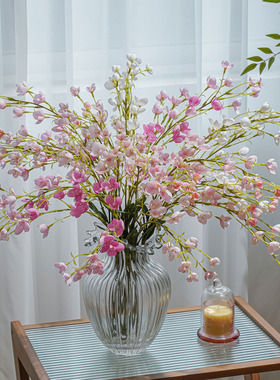 铃兰花仿真花客厅轻奢高端装饰花艺插花艺摆件餐桌假花摆设花束
