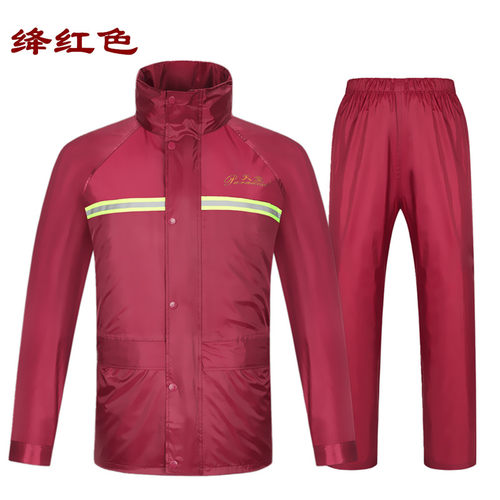 天堂雨衣雨裤套装双层加厚电动摩托车男性女分体长款全身防暴雨披 - 图2