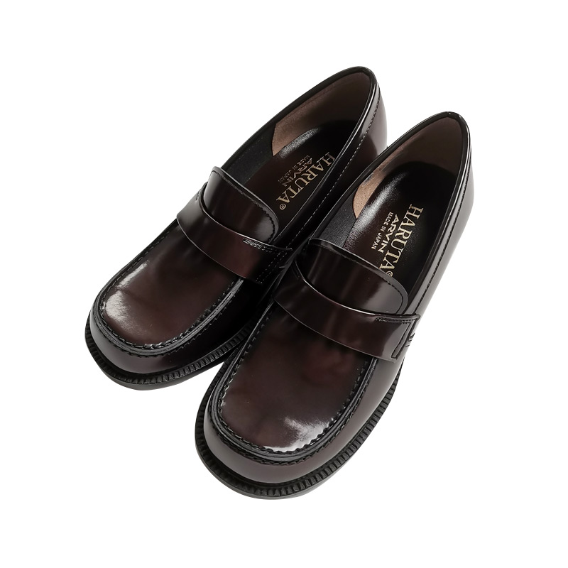 Haruta4710日本JK制服鞋英伦小皮鞋女粗跟单鞋圆头乐福鞋中跟学院 - 图3