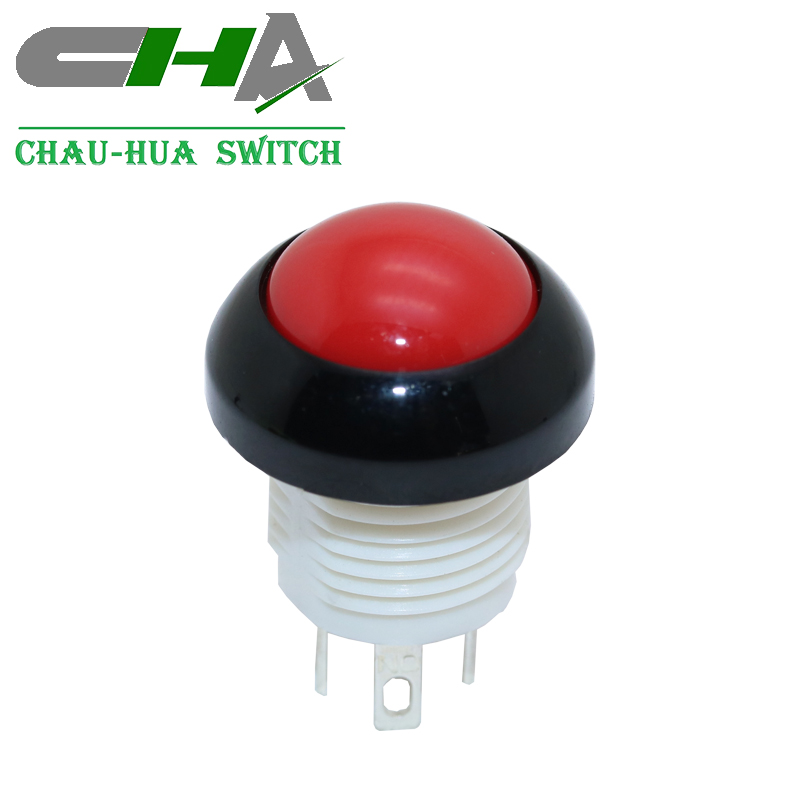 CHA OTTO工业操纵杆手柄防水按钮开关按键平头复位开关开孔12mm - 图3