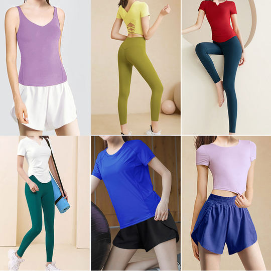 T T001-T100 T high-end sports brand counter yoga clothing tail goods general