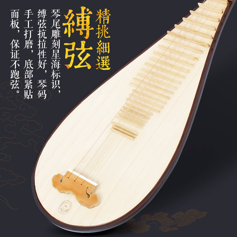 北京星海酸枝木成人考级红木琵琶 艺钛客乐器琵琶