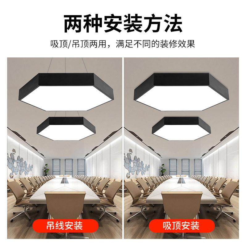 LED异形吊灯灯商场超市网咖健身房造型灯灯具吸顶现代照明吊顶,淘宝优惠券,粉丝福利购,淘宝优惠卷