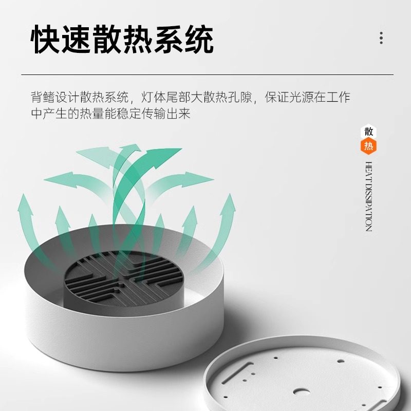 超薄明装筒灯圆形极简全光谱led无主光照明吸顶防眩单头小斗胆灯,淘宝优惠券,粉丝福利购,淘宝优惠卷