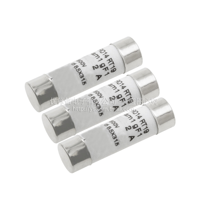 R014 R014熔断器8.5X31.5熔芯RT19 RO14陶瓷保险丝管1A2A3A4A5A6A10A_虎窝淘