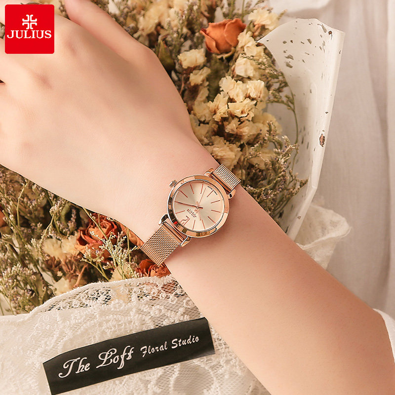 聚利时女士款时尚轻奢小众防水简约 julius聚利时盈硕日韩腕表
