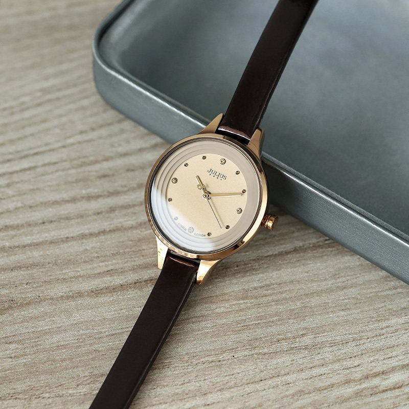 聚利时女士韩版复古学生小巧简约 julius聚利时盈硕日韩腕表