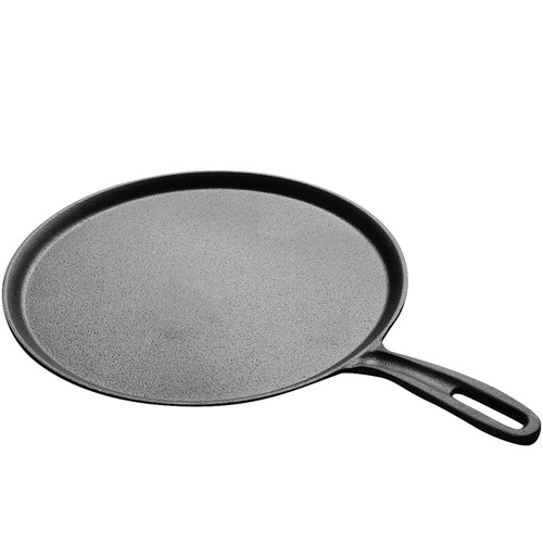 典匠铸铁煎饼锅鏊子28cm家用摊煎饼果子工具生铁煎锅烙饼锅平底锅 - 图0