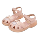 Niñas Sandalias chinas Zapatos Hanfu Hanfu 2025 Summer NUEVO ALLA NUEVA Niña antigua zapatos de bordado de bordado zapatos para niños bordados