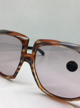 vintage 70年代手工板材大框太阳镜墨镜玻璃镜片意大利产