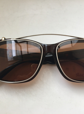 mike nuosl m326深棕色板材框眼镜夹片偏光太阳镜墨镜英伦风