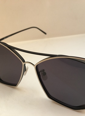 MK by Mike Nuosl 银色黑色合金不规则多变成太阳镜墨镜