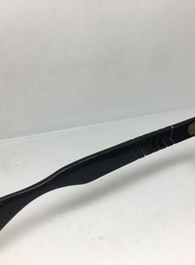 70年代意大利产黑色黄色手工板材太阳镜墨镜玻璃镜片