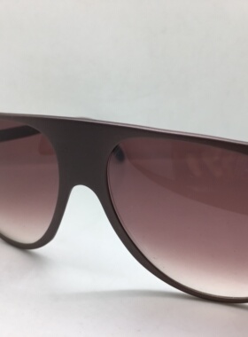 MAMIO 紫棕色飞行员大框铝材质太阳镜墨镜意大利全新老库存