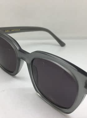 GODI AMSTERDAM BASIN 磨砂透明灰绿方框太阳镜男女通用墨镜