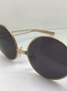 vintage cool-ray七八十年代金色圆框太阳镜墨镜