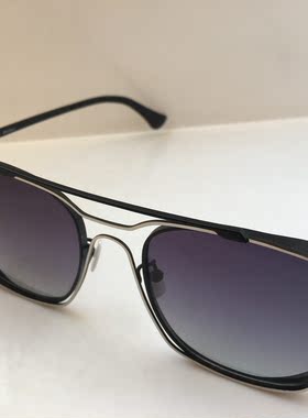 MK by Mike Nuosl 银色黑色合金方框太阳镜墨镜