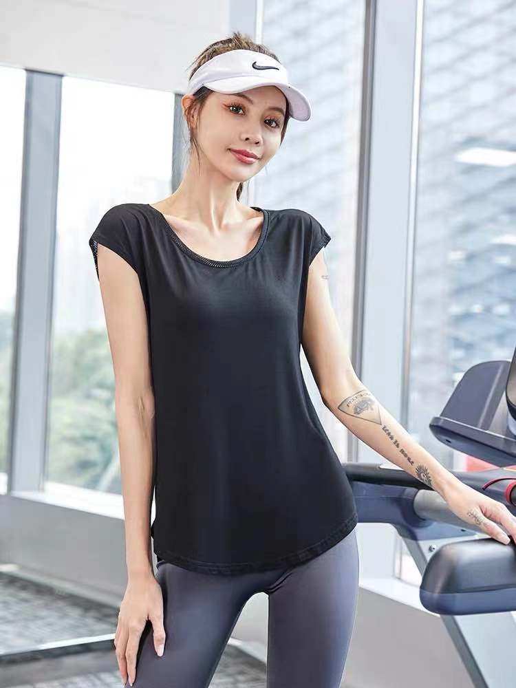 网纱运动t恤背心女宽松速干跑步罩衫短无袖健身瑜伽服上衣春夏薄,淘宝优惠券,粉丝福利购,淘宝优惠卷