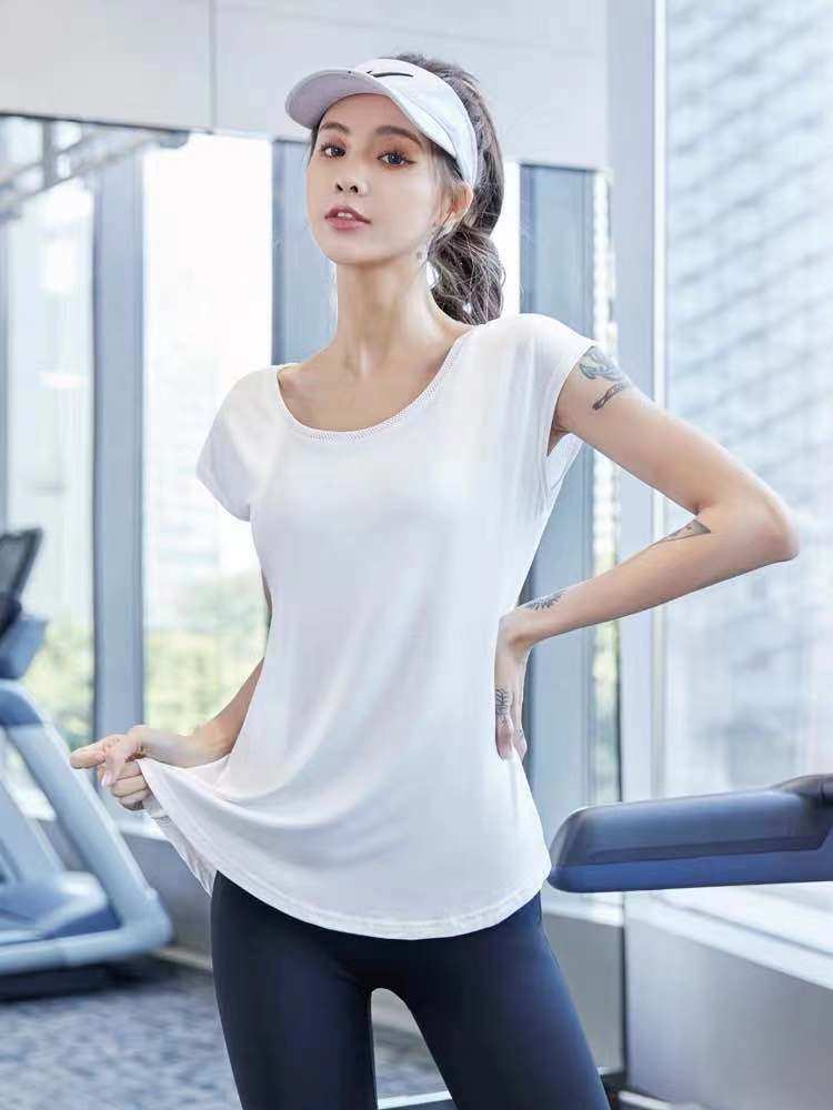 网纱运动t恤背心女宽松速干跑步罩衫短无袖健身瑜伽服上衣春夏薄,淘宝优惠券,粉丝福利购,淘宝优惠卷