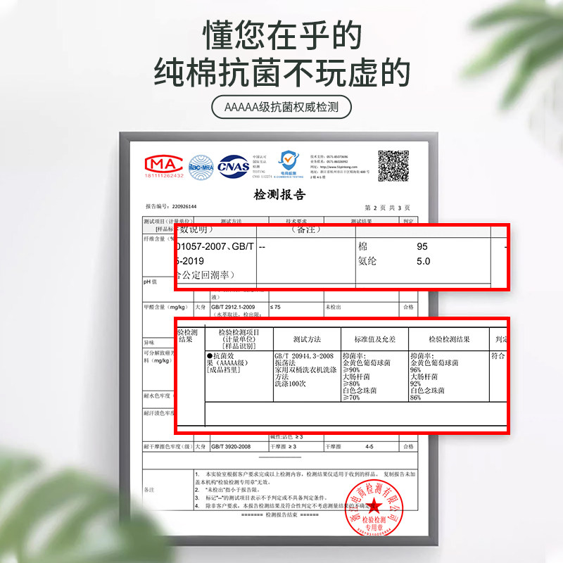 南极人女士纯棉抗菌裆100%全棉内裤 南极人拉斐特女三角裤