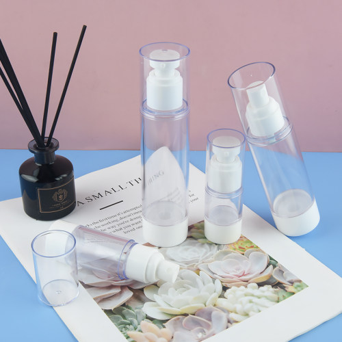 15ml30m50ml80ml100毫升透明真空瓶乳液瓶白色喷雾分装瓶按压空瓶 - 图1