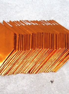 包邮半成品切角金银元宝纸锡箔纸