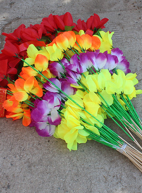 包邮总长69厘米小花束菊花仿真花