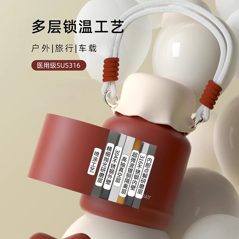 2024新款焖烧杯316不锈钢大容量保温饭盒桶上班族带饭神器闷烧壶