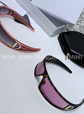 科技感头箍藤格纹雕刻眼眶墨镜