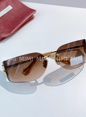 无边框镜显脸小54Y墨镜张元英新