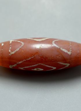 蚀刻金刚纹天珠千年古珠回字纹眼镜纹老珠子吊坠精品古玩佩饰放漏