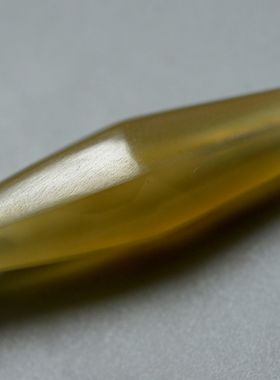 菱形古董首饰散珠白玛瑙