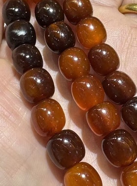 天然披毛犀108颗项链手链,鱼籽纹清晰尺寸10mm