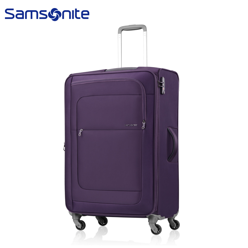 Samsonite/新秀麗時尚拉桿箱萬向輪箱軟旅行箱男女行李箱24寸AA4