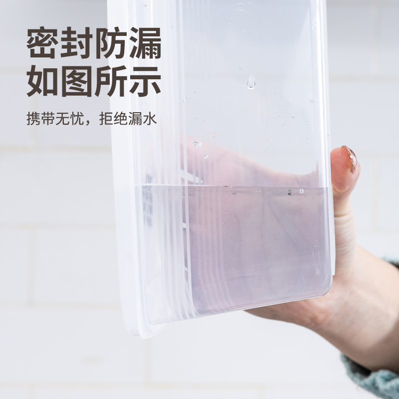 冰箱食品级保鲜盒食物收纳盒厨房带盖储物盒蔬菜水果透明整理盒子