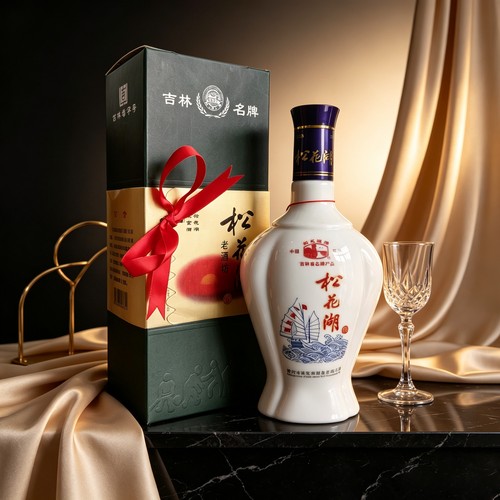 52度 松花湖老酒坊酒 纯粮食酒 高粱酒 瓶装白酒 500ml - 图3