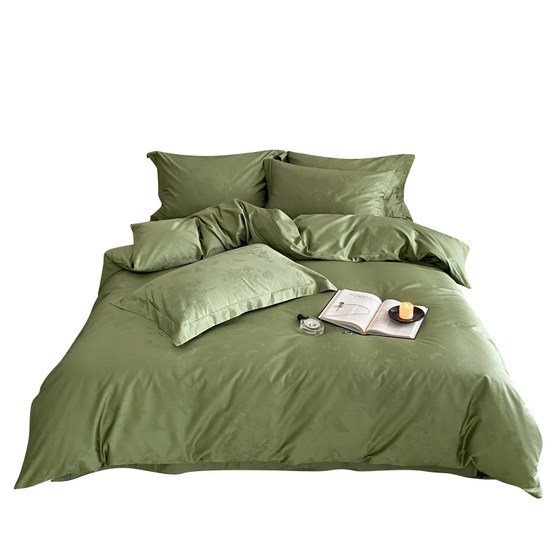 Class A cotton long-staple cotton jacquard four-piece set