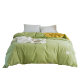 Pure cotton washed quilt cover skin-friendly solid color for sleeping naked