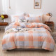 Thickened brushed four-piece set, pure cotton, simple