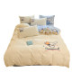 Ins style cotton brushed skin-friendly three or four-piece set